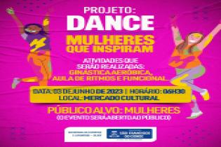 SEJUV: Projeto Dance – Mulheres que Inspiram, acontecerá no dia 03 de junho